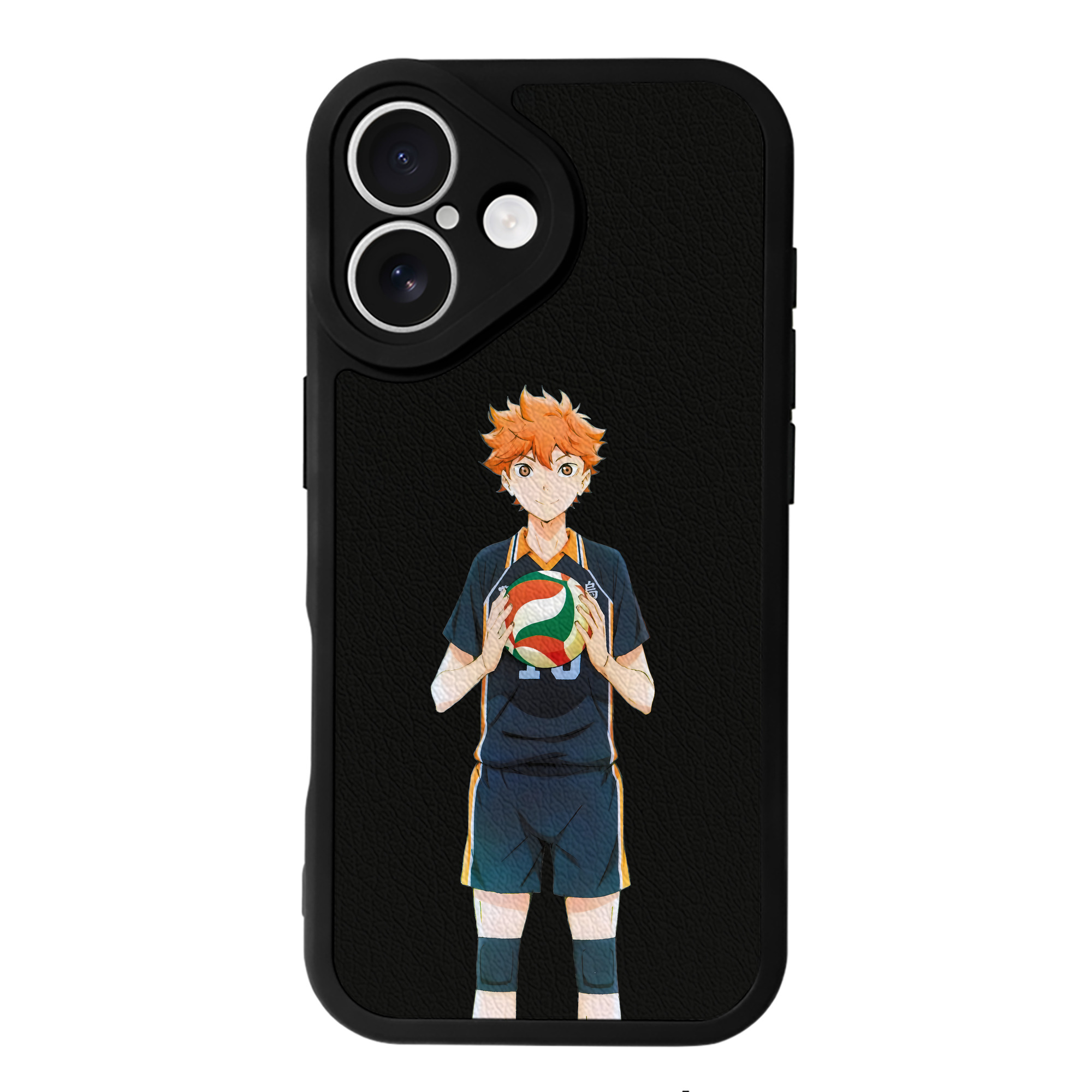 （画像用） ハイキュー!! Haikyu!! 【iPhone 16シリーズ対応】シリコンスマホケース（レザー調） 材質：シリコン